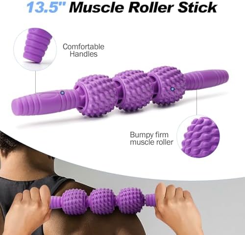5 in 1 Foam Roller Set High Density Patented Foam Roller for Exercise - Image 3