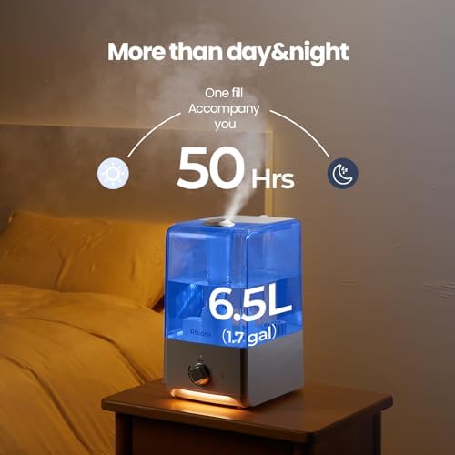 Humidifiers for Bedroom, Top Fill 6.5L Cool Mist Humidifier - Image 3