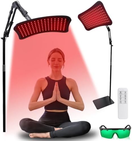 Red Light Therapy for Body and Face, 3 in 1 660nm & 850nm Red Light Panel by Unknown