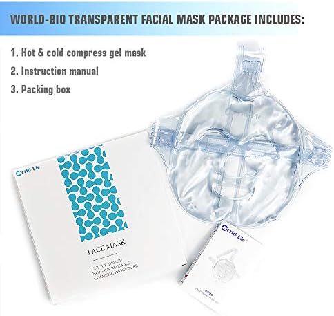 Face Ice Pack/Ice Mask for Face & TMJ Relief, Reusable Hot Cold Gel Pack for Post-Surgery Recovery, Puffy Eyes, and Swelling, Full Coverage Ice Mask (White) - Image 4