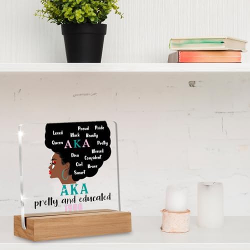 Aka Sorority Gifts for Women, Aka Paraphernalia Acrylic Plaque Gift - Image 4
