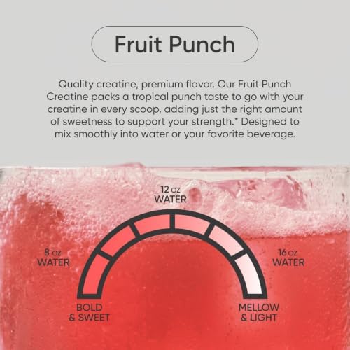 Sports Research® Creatine Monohydrate Powder 5g, Fruit Punch (13.97oz) - Image 3