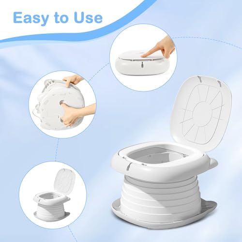 Travel Potty for Toddlers, Portable Foldable Toilet Training Seat - Image 4