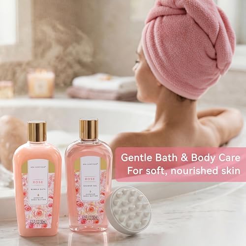 Spa Luxetique Rose 15pc Spa Gift Baskets Gifts for Women - Image 4