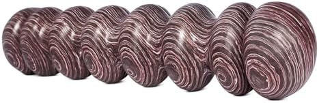 High-Density Foam Roller for Deep Muscle Massage of Legs & Back, Releases Muscle Pain, Pilates Fitness Yoga Pillar （Purple Wave） by Unknown