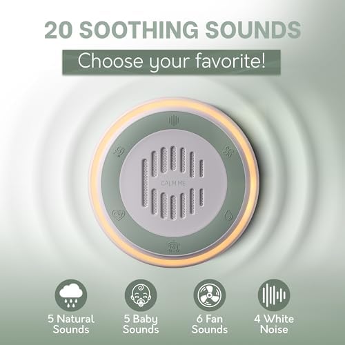 2-Pack Calm Me White Noise Sound Machine for Office Privacy & Noise Canceling, Plug in Fan Noise Machine for Therapy Offices, Healthcare Practices, Clinics & Education, Noise Maker with 20 Sounds. - Image 5