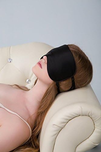 ALASKA BEAR Sleep Mask 2 Straps, Mulberry Silk, Twin Thin Elastic Bands Stay Put All Night, Smooth Eye Mask Two Adjustable Head Strings and Nose Baffle - Image 4