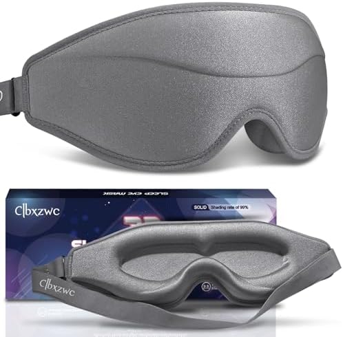 3D Advanced Eye Mask for Sleeping，Ultra Delicate Soft Skin Friendly Eye mask，100% Blackout Sleep Eye Mask for Sleep, Eyelash Extension Sleep mask by Awonderfulbeginning