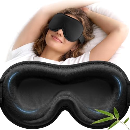 YFONG Sleep Mask Women Men for Lash Extension, Breathable Bamboo Viscose by YFONG