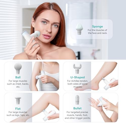 Opove M3 Mini Massage Gun for Back Pain Relief with Facial Mode - Image 6