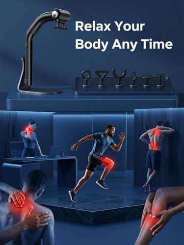 Dual Head Massage Gun for Back Pain Relief,Gift for Men Women Dad Mom - Image 6