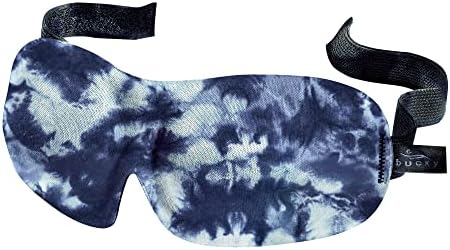 Bucky 40 Blinks No Pressure Printed Eye Mask for Travel & Sleep, Tie-Dye, One Size by Bucky