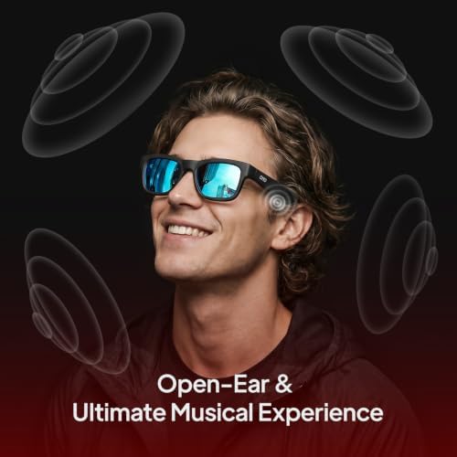 OhO Open Ear Smart Glasses, UV400 Z87.1 Lightweight Bluetooth Sunglasses - Image 2