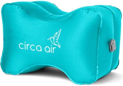 Circa Air Inflatable Knee Pillow for Side Sleepers - Orthopedic Knee Pillows for Sleeping, Sciatica Relief, Back Pain, Leg Pain, Hip or Joint Pain. Weighs Only 1.98 Oz Perfect for Travel/Home - Image 6