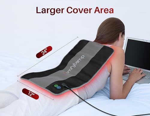 Comfytemp Red Light Therapy Mat for Body, 24'' x 12'', 660nm & 850nm - Image 2