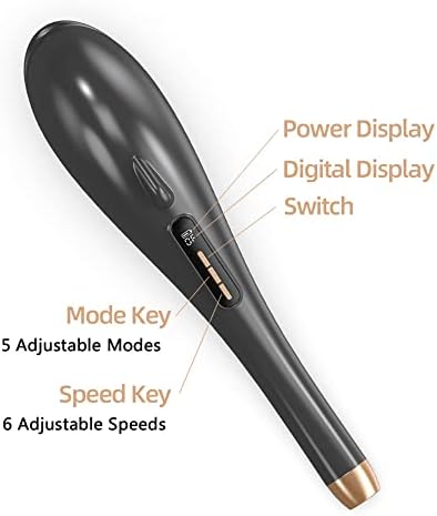 Back Massager for Pain Relief, Portable Cordless Massager with Type-C Charging, Deep Tissue Back Massage Machine, Hand Held Massage Tool, Body Relaxation Handheld, Rechargeable - Image 2