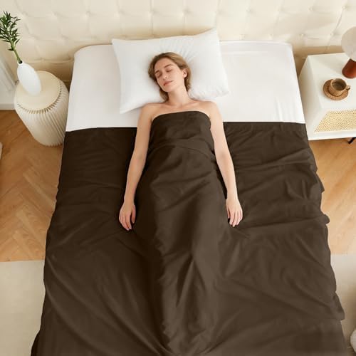 Bulk Queen Flat Sheets Only, 6 Pack Quick Sort Top Bed Sheet, Color-Coded Label Threads, Wrinkle-Free Shrinkage Durable Microfiber Hotel Motel Airb&bs Essentials for Hosts (90"x102",Brown) - Image 7