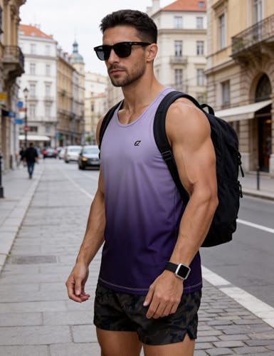 EZRUN Men's Quick Dry Workout Tank Top UPF 50+ Sweat-Wicking Gym Shirt - Image 5
