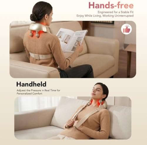 SKG H7 Ultra Neck Massager for Pain Relief Deep Tissue Cordless - Image 5