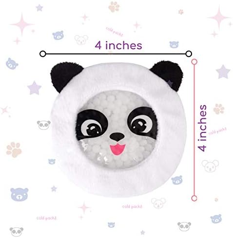 Leonns Kids Ice Packs for Boo Boos | Reusable Gel, Animal Cover, 4-Pack - Image 3