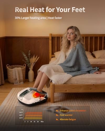 Howdy Shiatsu Foot Massager with Cooling & Heating for Plantar Fasciitis - Image 3