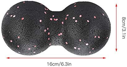 Peanut Massage Ball Roller, 16x8cm EPP Foam Yoga Roller Massage Ball Double Lacrosse Ball Body Muscle Stress Relief Tool Manual Massager Equipment Tool for Deep Tissue Muscle Recovery - Image 2