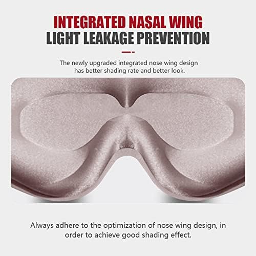 FengXinZi Sleep Mask for Side Sleeper, Blackout Eye Mask for Women Men - Image 3