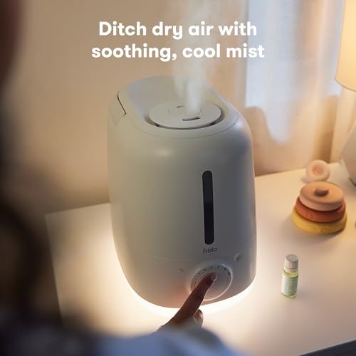 Frida Baby 3-in-1 XL Top Fill Cool Mist Humidifier for Bedroom, Essentials - Image 2