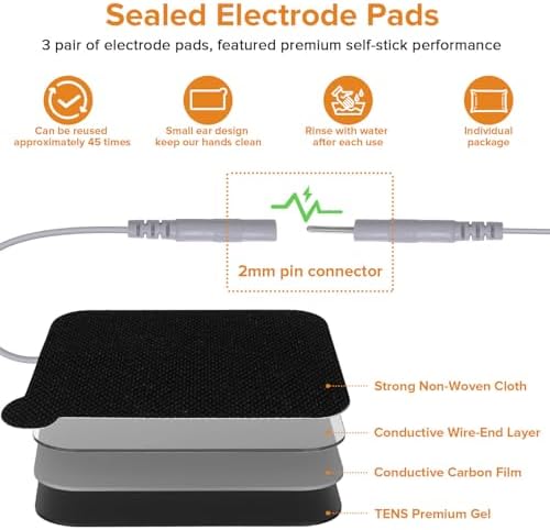 TENS Unit & EMS Pelvic Floor Muscle Exercise,36 Modes Rechargeable Dual Channel EMS Massager Machine with Pelvic Floor Muscle Electrode Probe and Travel Case - Image 7