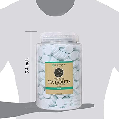 Ginger Lily Farms Botanicals Pedicure Spa Tablets, 500-Count, Ocean Scent - Image 7