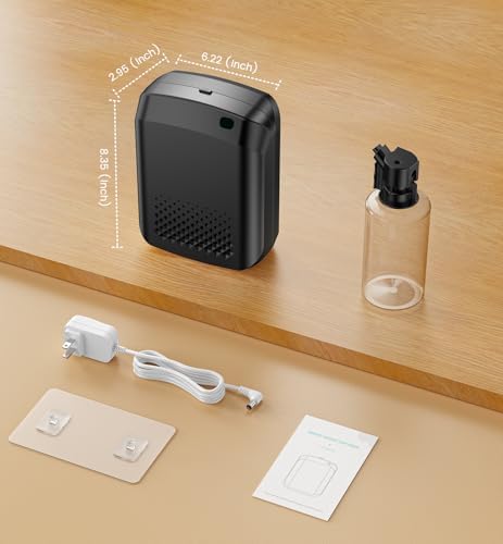Waterless Essential Oil Diffuser 3000 Sq.Ft Coverage for Large Home Hotel Office, 400ml Cold Air Scent Machine for Aromathrapy, Bluetooth App Control, Quiet Aroma Diffuser Wall Amount Christmas Gift - Image 7