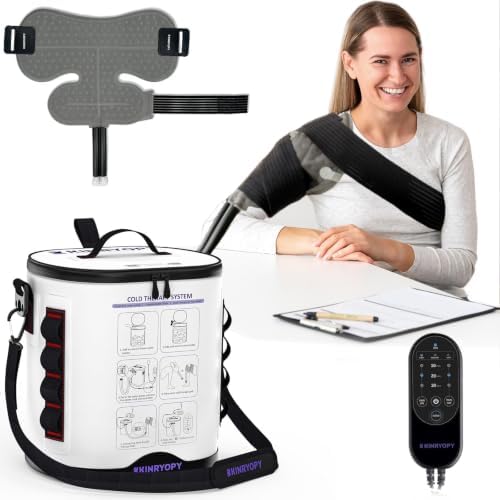 Cold Therapy Machine for Shoulder with Programmable Timer & Quiet Pump by KINRYOPY-US