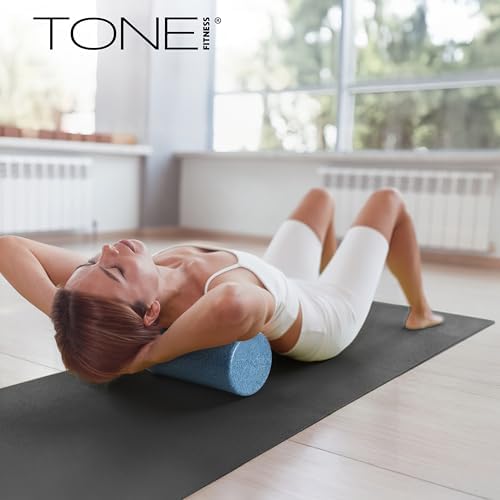 Tone Fitness High Density EPP Foam Exercise Foam Roller for Yoga, Pilates, Stretching, Massage, and Recovery | Multiple Sizes and Colors - Image 5