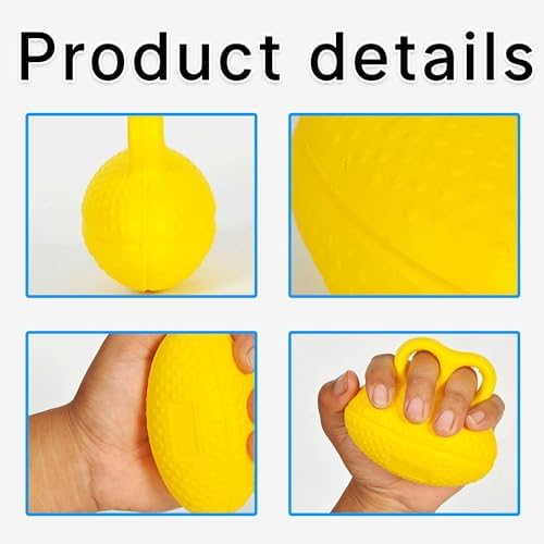 Hand Grip Strengthener for Seniors,Hand Exercise Ball for Patient Recovery Elderly Stroke Arthritis Physical Therapy Anxiety Stress Relief Pressure Squeeze for Yoga Muscles Massage - Image 5