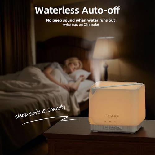 ASAKUKI Essential Oil Diffuser for Home Large 700 ml Humidifier - Image 6