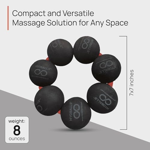 PRIMEKINETIX MyoBalls Massage Therapy Balls - 360° Relief for Plantar Fasciitis, Shin Splints, Tight Calves & IT Band - Deep Tissue Trigger Point Tool for Athletes & Active Lifestyles - 7 Ball Set - Image 4