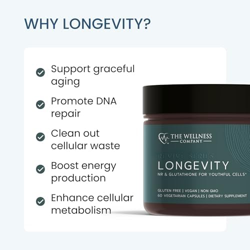 LONGEVITY — NR & Glutathione for Cellular Function, Energy & Vitality, 60ct - Image 5