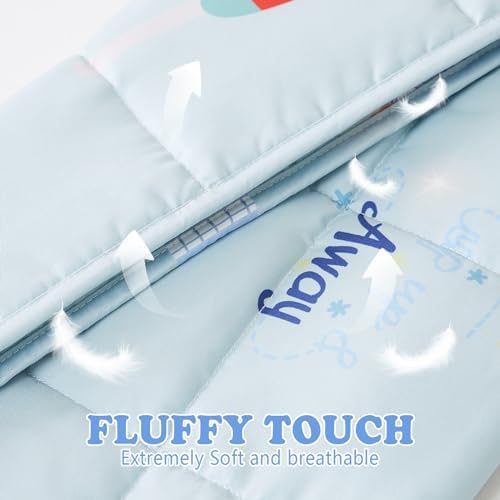 Weighted Blanket 2lbs Small Weighted Lap Pad Gifts, 20"x30" Airplane - Image 4