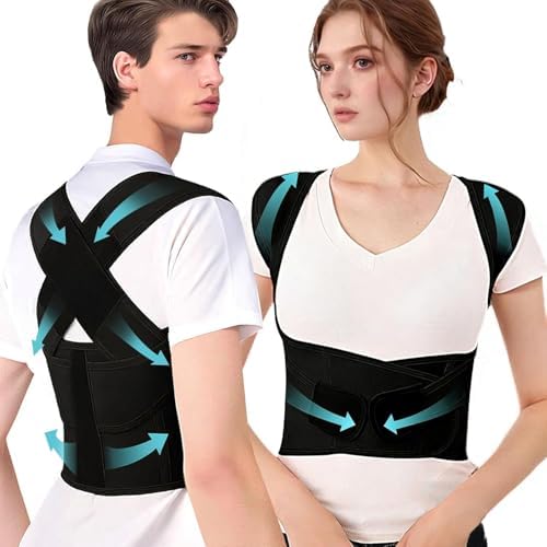 Posture Corrector for Women & Men Back Brace Instant Straightener Scoliosis by StraightenPostureSupportBackEmbraceConfidentPosture