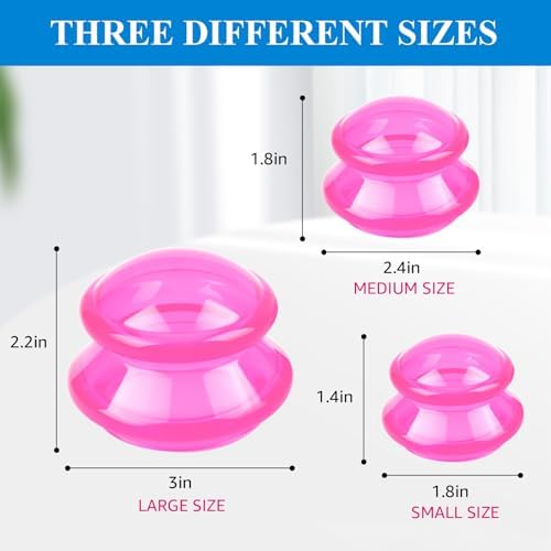 Silicone Cupping Therapy Sets (Set of 3), Cupping Kit for Massage Therapy - Image 5