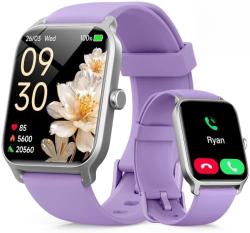 Tensky Smart Watch for Men & Women, 1.85" HD Fitness Tracker with Call by Tensky