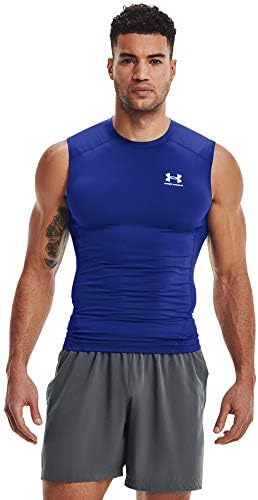 Under Armour Men's HeatGear Compression Sleeveless T-Shirt by UnderArmour