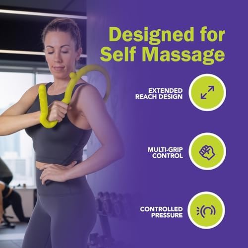 GoFit Muscle Self Massage Hook – Ergonomic Massage Wand for Targeted Muscle Relief, Deep Tissue Trigger Point Therapy, and Myofascial Release - Image 6