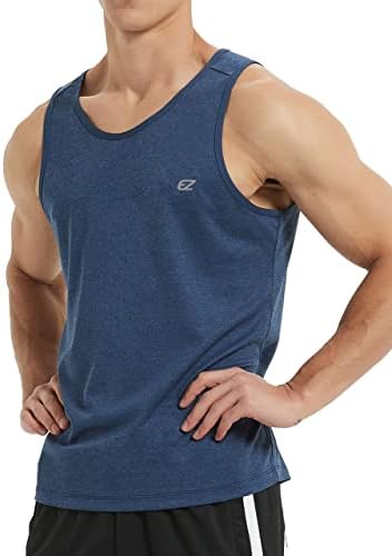 EZRUN Men's Quick Dry Workout Tank Top UPF 50+ Sweat-Wicking Gym Shirt - Image 2