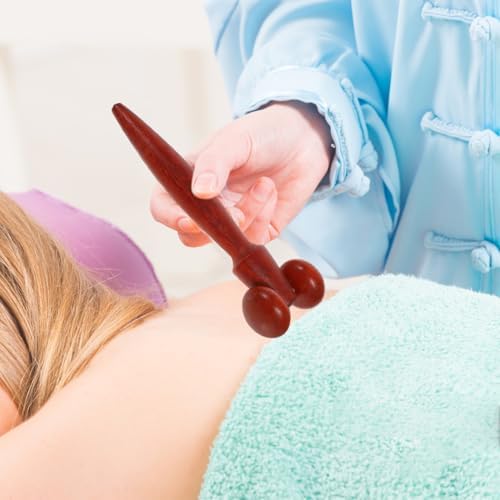 Massage Tool Set 4-piece Self Massage Stick and Gua Sha Scraping Tool for Easy Grip Portable Therapy 5.31 X 5.03 X 0.55 in - Image 2