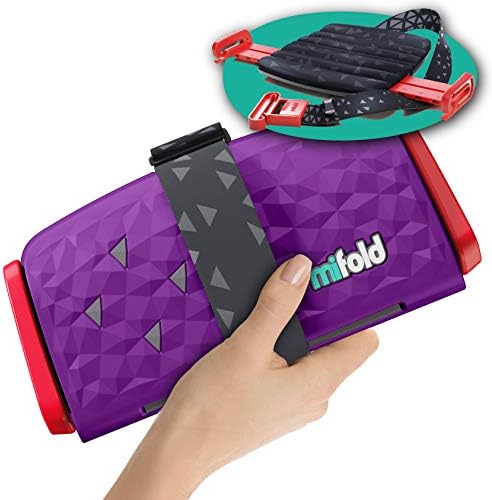 New Mifold Comfort Grab-and-go Car Backless Booster Seat-Compact and Portable for Every Day, Carpooling, Travel, Royal Purple by mifold