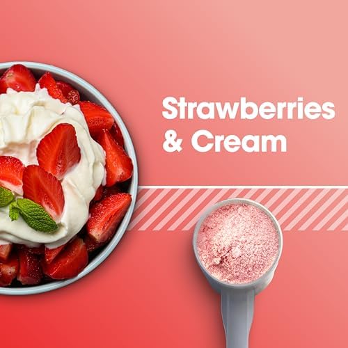 Optimum Nutrition Gold Standard Whey Protein, Strawberries & Cream, 1 LB - Image 2