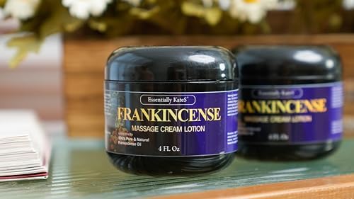 Essentially KateS Frankincense Massage Lotion 4 Fl Oz - Infused with Ceramid 1, 3 and 6II - Fight Stiffness in Knees, Elbows, Hips, Hands, Shoulders and Legs. (Pack of 3) - Image 5