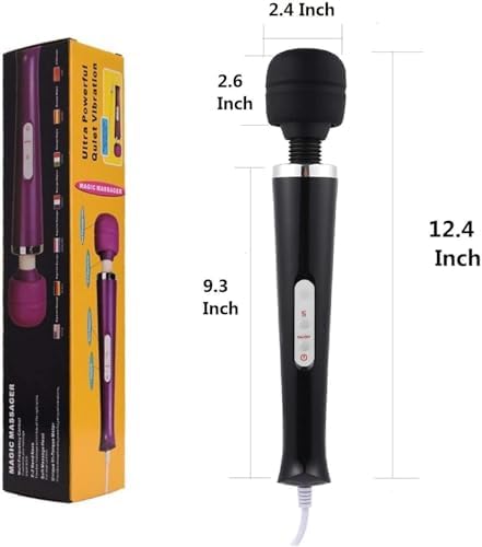 Vibrating Massager Big Tool Deep Tissue Full Body Massager for Muscle Relief Back Neck Hand Foot Leg Arm Massage Powerful Handheld Tool for Women Muti Speeds - Image 2