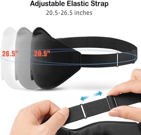 LitBear Sleep Mask for Side Sleeper Women Men, Eye Mask for Sleeping - Image 6